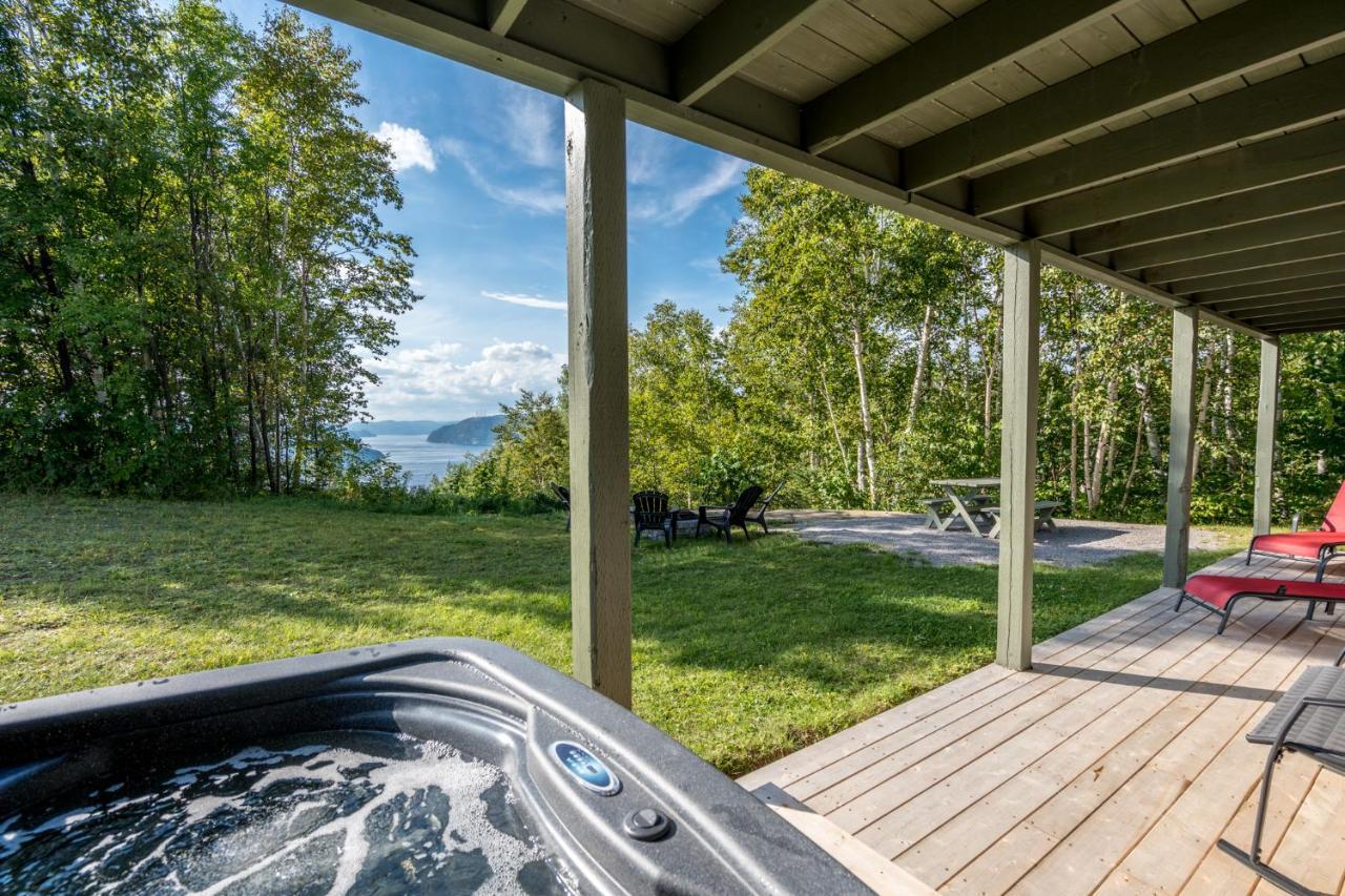 Montfjord - Chalets, Spa Et Vue - Chantafjord #2 Sacre-Coeur Buitenkant foto